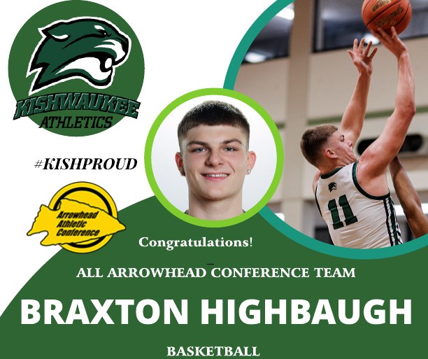 Highbaugh voted to MBB All Arrowhead Conference team